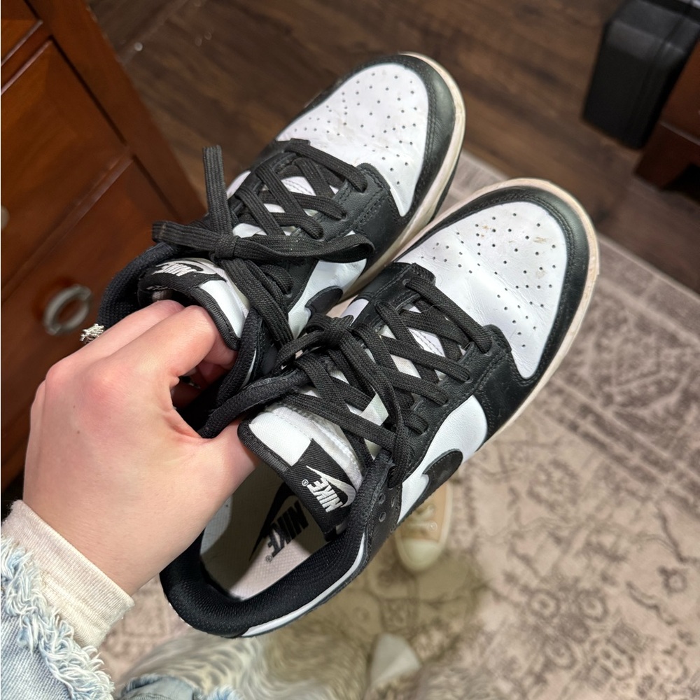Nike Women’s Panda  Black and White Low-Top Dunks Sneakers